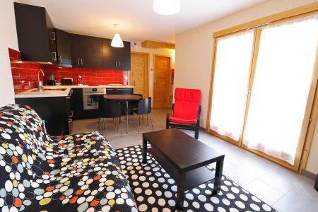 Skiverleih 2-Zimmer-Appartment für 4 Personen - Chalet Trois Fleurs - Les Gets - Wohnzimmer