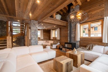 Rent in ski resort 6 room chalet 14 people - Chalet White Pepite - Les Gets - Living room