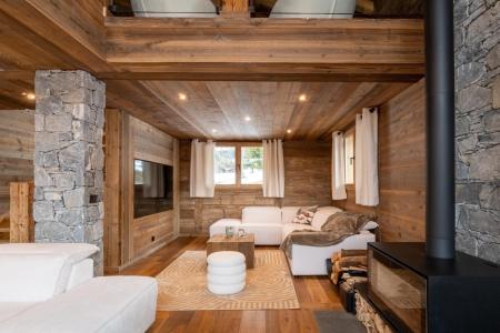 Rent in ski resort 6 room chalet 14 people - Chalet White Pepite - Les Gets - Living room