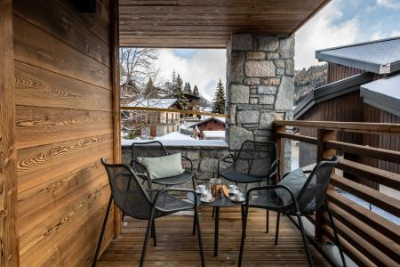 Ski verhuur Appartement duplex 5 kamers 8 personen (16) - Kinabalu - Les Gets - Terras