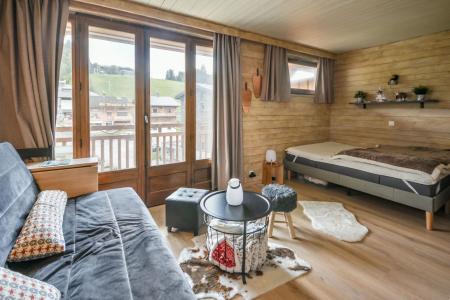 Rent in ski resort Studio 4 people (2022) - La Résidence - Les Gets - Living room