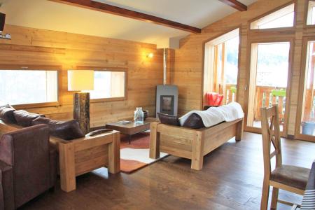 Skiverleih Triplex Wohnung 5 Zimmer 10 Personen (101) - Potets - Les Gets - Wohnzimmer