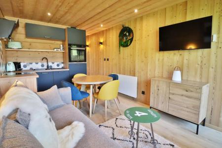 Rent in ski resort Studio cabin 4 people (21) - Résidence Adray - Les Gets - Living room