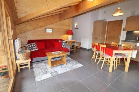 Rent in ski resort 3 room apartment 4 people - Résidence Alpaloosa - Les Gets - Living room