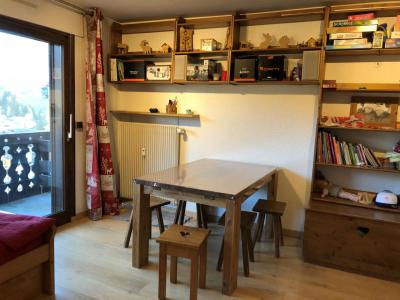 Skiverleih Studio Schlafnische 4 Personen (w) - Résidence Arc-en-Ciel - Les Gets - Wohnzimmer