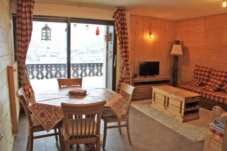 Rent in ski resort Studio sleeping corner 4 people (74) - Résidence Arc-en-Ciel - Les Gets - Living room