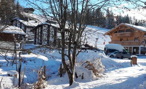 Location au ski Appartement 2 pièces 3 personnes - Résidence Aulnaie - Les Gets - Extérieur hiver