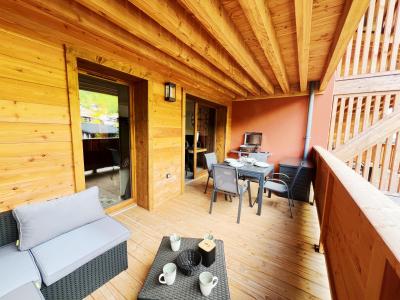 Rent in ski resort 2 room apartment cabin 4 people - Résidence Carmine Lodge - Les Gets - Balcony