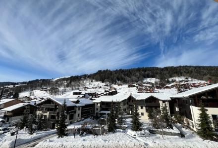 Skiverleih 2-Zimmer-Berghütte für 5 Personen - Résidence Carmine Lodge - Les Gets - Draußen im Winter