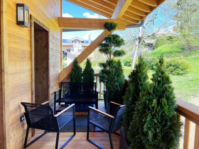 Wynajem na narty Apartament duplex 3 pokojowy 6 osób - Résidence Carmine Lodge - Les Gets - Taras