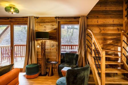 Location au ski Appartement duplex 5 pièces 8 personnes - Résidence Carmine Lodge - Les Gets - Séjour