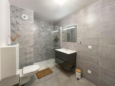 Location au ski Studio cabines 4 personnes - Résidence Carmine Lodge - Les Gets - Salle d'eau