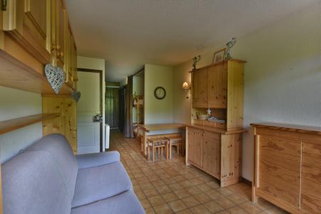 Rent in ski resort Studio sleeping corner 4 people (2032) - Résidence Chavannes - Les Gets - Living room