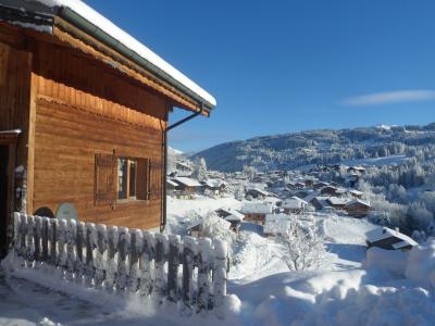 Location au ski Chalet 3 pièces 5 personnes - Résidence Chez Rose - Les Gets - Extérieur hiver
