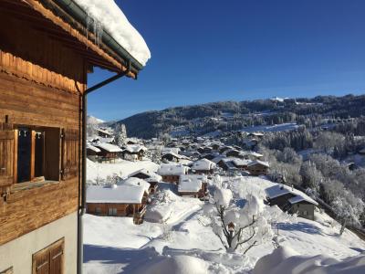 Location au ski Chalet 3 pièces 5 personnes - Résidence Chez Rose - Les Gets - Extérieur hiver