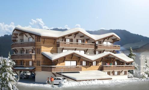 Rent in ski resort 2 room apartment sleeping corner 6 people - Résidence Cristal - Les Gets - Winter outside