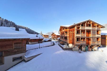 Soggiorno sugli sci Appartamento 1 stanze con mezzanino per 6 persone - Résidence Drakkars - Les Gets - Esteriore inverno