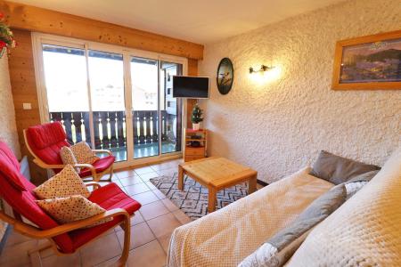 Rent in ski resort 2 room apartment 5 people - Résidence Eleress - Les Gets - Living room