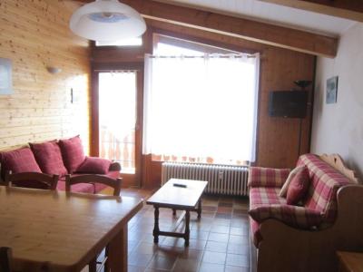 Ski verhuur Appartement 5 kamers 11 personen - Résidence Etoile du Berger - Les Gets - Woonkamer