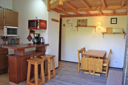 Ski verhuur Studio mezzanine 4 personen (H69) - Résidence Grizzli - Les Gets - Woonkamer