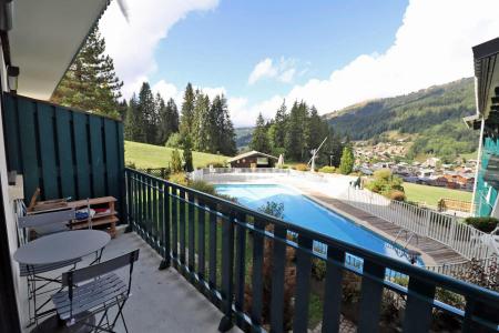 Location au ski Studio mezzanine 4 personnes (R07) - Résidence Grizzli - Les Gets - Terrasse