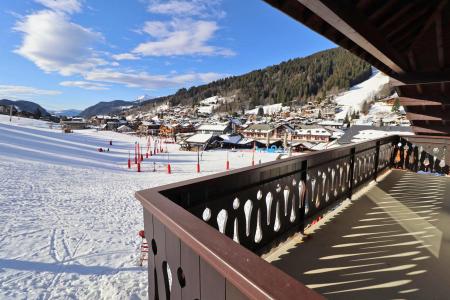 Soggiorno sugli sci Appartamento 3 stanze per 7 persone - Résidence l'Orée des Pistes - Les Gets - Terrazza