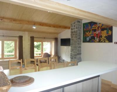 Rent in ski resort 5 room apartment 9 people - Résidence la R'mize - Les Gets - Living area