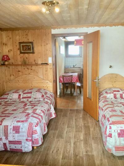 Ski verhuur Studio cabine 3 personen (88) - Résidence la Sapinière - Les Gets - Woonkamer