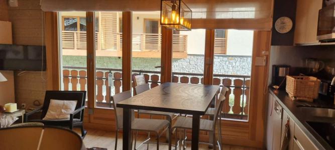 Rent in ski resort 2 room apartment cabin 4 people (118) - Résidence Le Mont Caly - Les Gets - Living room