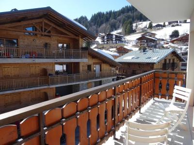 Аренда на лыжном курорте Апартаменты 2 комнат 5 чел. (51) - Résidence Le Mont Caly - Les Gets - зимой под открытым небом