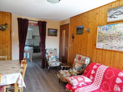 Ski verhuur Appartement 2 kamers 5 personen (51) - Résidence Le Mont Caly - Les Gets - Woonkamer