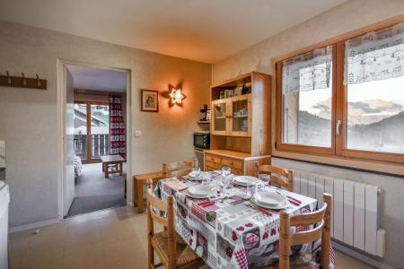 Ski verhuur Appartement 2 kamers 5 personen (2135) - Résidence Marcelly - Les Gets - Woonkamer