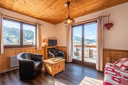 Location au ski Appartement 3 pièces duplex 5-6 personnes - Résidence Marcelly - Les Gets - Séjour