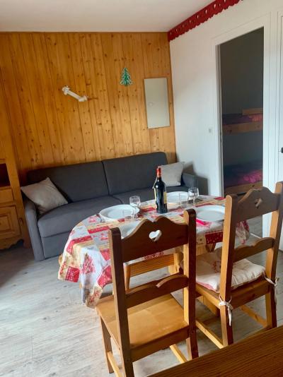 Ski verhuur Studio cabine 4 personen (58) - Résidence Marcelly - Les Gets - Woonkamer