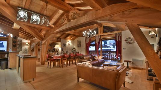 Rent in ski resort 6 room apartment 10 people - Résidence Mont Chéry - Les Gets - Living room