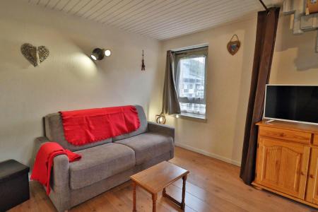 Ski verhuur Studio mezzanine 4-6 personen (N01) - Résidence Nabor - Les Gets - Woonkamer