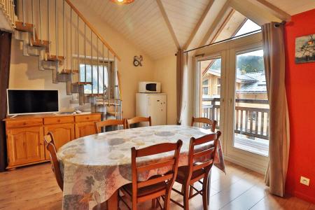 Location au ski Studio mezzanine 4-6 personnes (N01) - Résidence Nabor - Les Gets - Séjour