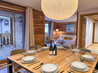Rent in ski resort 4 room apartment 8 people (201) - Résidence Nagano - Les Gets - Dining area