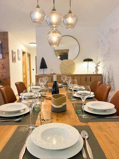 Rent in ski resort 4 room apartment 8 people - Résidence Nagano - Les Gets - Dining area