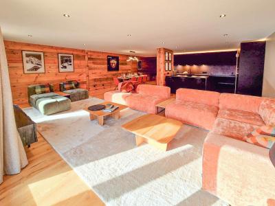 Rent in ski resort 5 room apartment 12 people - Résidence Nagano - Les Gets - Living room