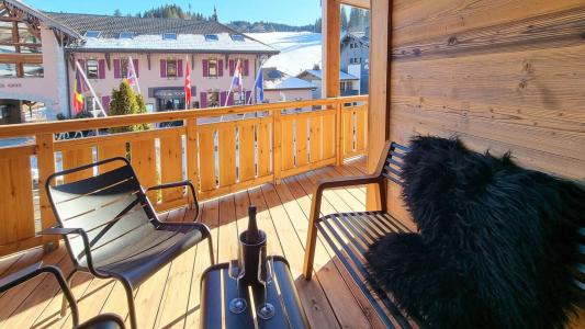Location au ski Appartement 5 pièces 12 personnes - Résidence Nagano - Les Gets - Balcon
