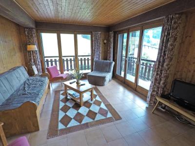 Rent in ski resort 3 room apartment 8 people (94) - Résidence Panoramic - Les Gets - Living room