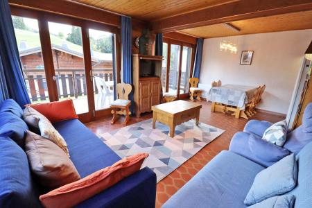 Ski verhuur Appartement 3 kamers 7 personen (78) - Résidence Panoramic - Les Gets - Woonkamer