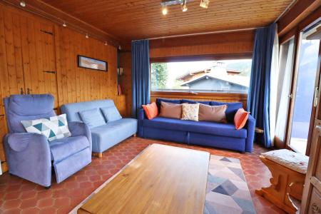 Ski verhuur Appartement 3 kamers 7 personen (78) - Résidence Panoramic - Les Gets - Woonkamer