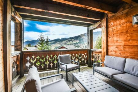 Rent in ski resort 4 room apartment 6 people - Résidence Passa Franc - Les Gets - Balcony