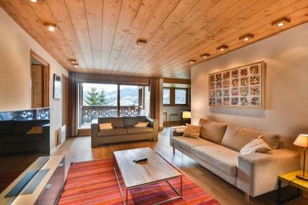 Rent in ski resort 4 room apartment 6 people - Résidence Passa Franc - Les Gets - Living room