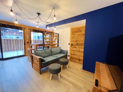 Rent in ski resort 2 room apartment cabin 5 people - Résidence Pearl - Les Gets - Living room