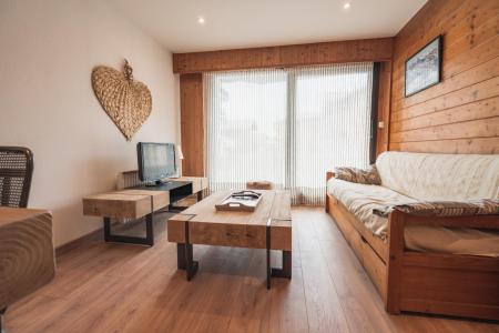 Rent in ski resort 2 room apartment 3 people - Résidence Pied de l'Adroit - Les Gets - Living room