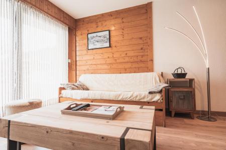 Rent in ski resort 2 room apartment 3 people - Résidence Pied de l'Adroit - Les Gets - Living room