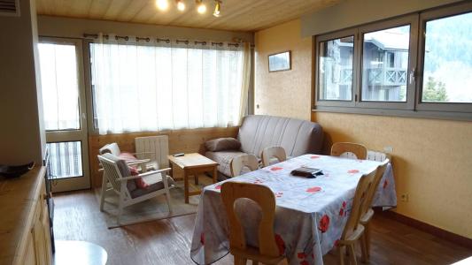 Skiverleih 2-Zimmer-Holzhütte für 6 Personen - Résidence Plein Soleil - Les Gets - Wohnzimmer